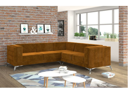 Sofá de esquina conjunto de sala de estar diseño sofá sofá tapizado conjunto de asientos textil