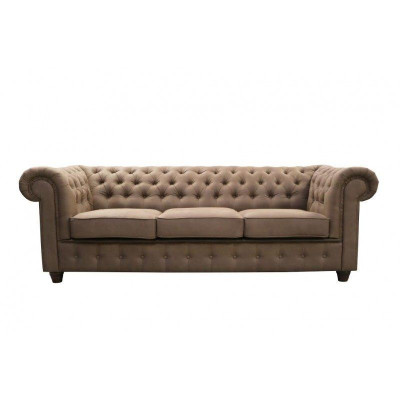Chesterfield 3+1 Sofá tapizado Sofá de cuero Sofás Sala de estar Sofá
