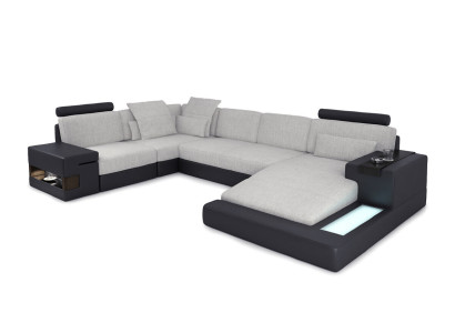 Sofá de esquina moderno, diseño de sofá, sofá tapizado en forma de U, conjunto de sofás, sofá de esquina, sofá de cuero nuevo.