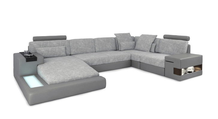 Sofá de esquina moderno, diseño de sofá, sofá tapizado en forma de U, conjunto de sofás, sofá de esquina, sofá de cuero nuevo.