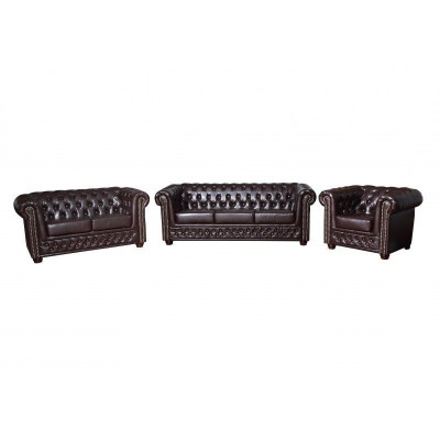Sofá de cuero Chesterfield, juego de sofás, sofá, sofá, asiento, sofás, conjuntos nuevos