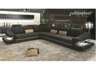 Textil de sala de estar nuevo L-Forma Asiento Sofá Cama Muebles Sofá Esquinero Sofá Mueble Tapizado