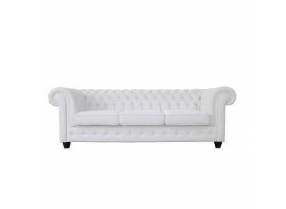 Chesterfield Mello sofá de 3 plazas con función de cama sofá acolchado sofás sofá.