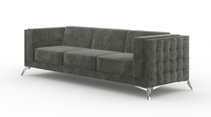 Sofá de diseño Chesterfield de 3 plazas, sofá tapizado, sofás de diseño, sofá de tres plazas, nuevo.