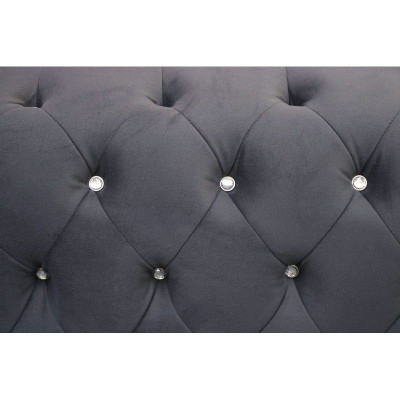 Chesterfield conjunto de sofás sofá tapizado con cristales de cuero Conjuntos 3+2 Sofá