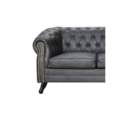 Chesterfield Conjunto de sofás Sofá 3 + 1 Set de sofá Tapizado Sofás Sofás Sofás de cuero