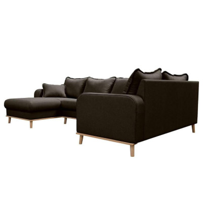 Sofá esquinero Sofá Couch Acolchado Forma de U Conjunto de muebles de salón Sofás