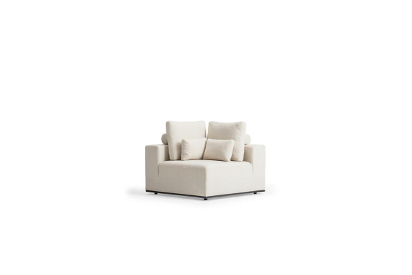Textil Sofás en forma de L de muebles de lujo Sofá de esquina estilo de sala de estar Muebles modernos