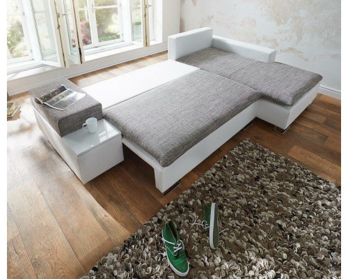 Sofá cama diseño sofá esquinero en forma de L con función de cama tela sofá sofás tejido