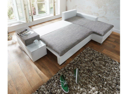 Sofá cama diseño sofá esquinero en forma de L con función de cama tela sofá sofás tejido