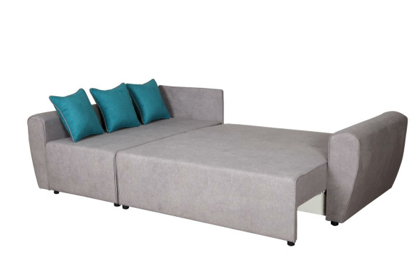 Sofá grande Sofá de esquina Sofá cama xxl Conjunto de esquina de tela para salón