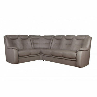 Diseño de sofá de esquina Kassel de cuero, sofá, cojín, asiento de esquina, sofás, paisaje de vida nuevo.