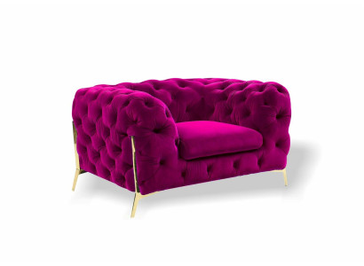 Chesterfield sillón de orejas sillón sofá 1 plaza sofá tapizado telas nuevos
