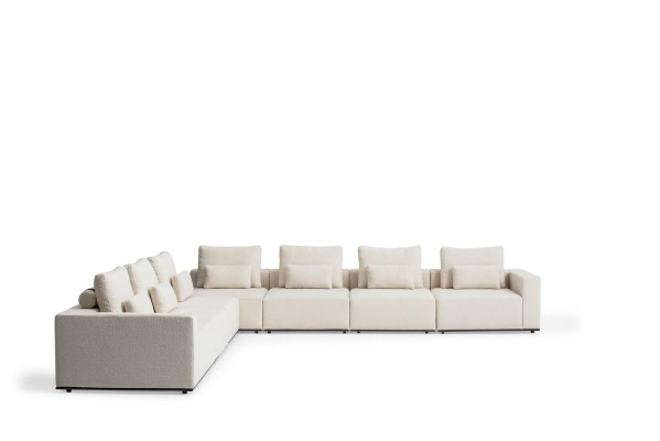 Sofá de tela sofá en forma de L sofá sofá de esquina tapizado sofá relax sillón grande