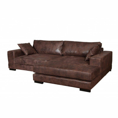 Diseño sofá esquinero Sofa Jan Sofá tapizado Asiento Sofás de esquina Cuero Nuevo Paisaje de salón
