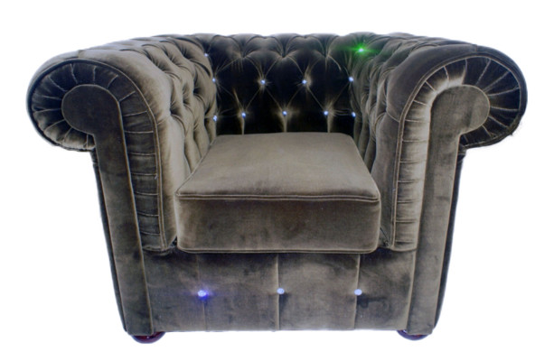 SILLÓN SOFÁ SOFÁ SILLÓN DE TELEVISIÓN SALA DE ESTAR TAPIZ CHEF OFICINA SILLÓN GIRATORIO CHESTER 13
