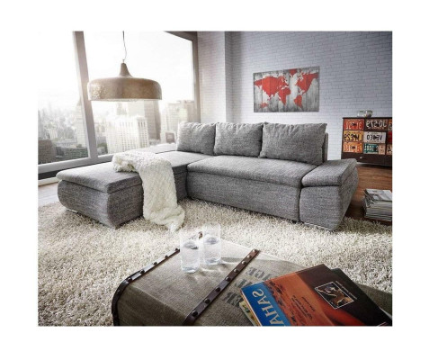 Sofá cama Diseño Sofá de esquina Sofá cama Función de cama Sofá Tapizado Textil Sofás