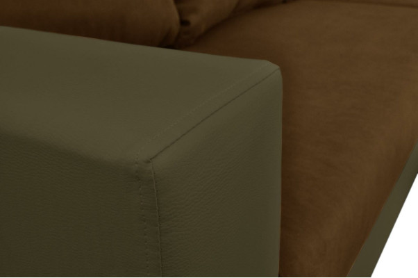 Sofá en forma de L Sofá de cuero Sofá textil Sofá de esquina Sofá esquinero Conjunto de tapizados