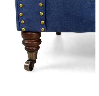 Chesterfield sofá de 3 plazas tapizado salón sofá asiento sofá de la sala de estar tres plazas nuevo