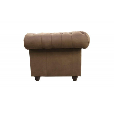 Chesterfield Oficina Sofá Sofá Diseño de tela Asiento Acolchado Sofás Cambridge