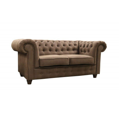 Chesterfield Oficina Sofá Sofá Diseño de tela Asiento Acolchado Sofás Cambridge