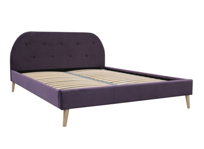 Cama de diseño Cama matrimonial Cama doble Cama tapizada Cama de dormitorio Cama textil