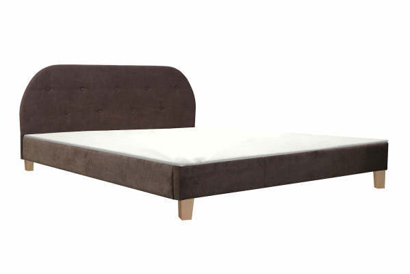 Diseño textil de lujo Cama doble moderna exclusiva para matrimonio