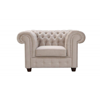Chesterfield sofá de televisión de 1 plaza Club Lounge Relax Silla de tela de cuero Sofás