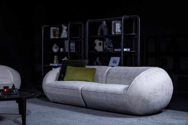 Conjunto de sofá de lujo para salón, set de sofás de cinco plazas, tres plazas y sillones modernos.