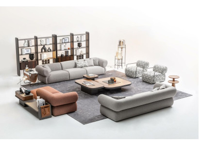 Gran conjunto de sofás sofá de sala de estar Sofá de cinco plazas Sofá Sillón 5 piezas