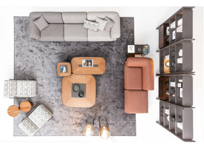 Grupo de sofás esquineros Grupo tapizado Sofá Sofá Tela Muebles de sala Moderno