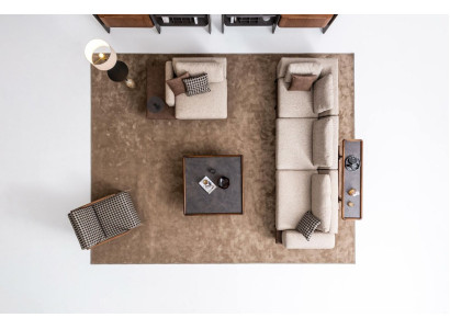 Juego de sofás conjunto de sala sofá esquinero tapizado conjunto de telas sofás de tela