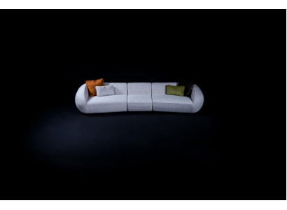 Muebles tapizados Sofá de seis plazas Sofás de tela Muebles modernos