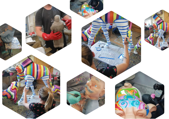 Diseño Figuras Esculturas Decoración Moderna Escultura de Camello Esculturas Decorativas Nuevas