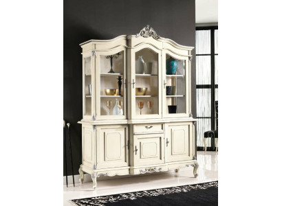vitrina blanca muebles de lujo italianos vitrinas aparador armario armarios de cristal