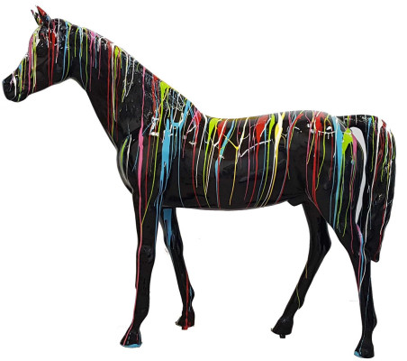 Caballo diseñador figura abstracta figuras modernas decoración jardín esculturas nuevas.