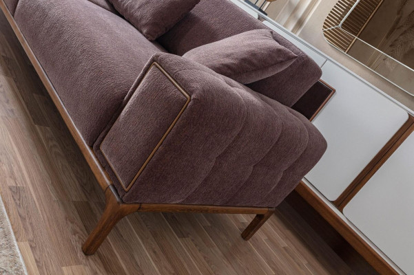 Sofá moderno de 3 plazas, sofá reclinable de lujo, sofá de 3 plazas para sala de estar.