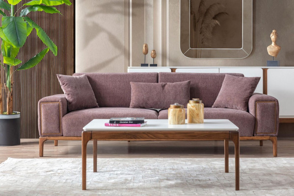 Sofá moderno de 3 plazas, sofá reclinable de lujo, sofá de 3 plazas para sala de estar.