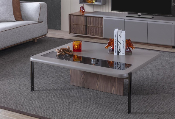 Mesas de centro de madera modernas rectangulares - Diseño de muebles - Mesa de sala de estar - Mesas