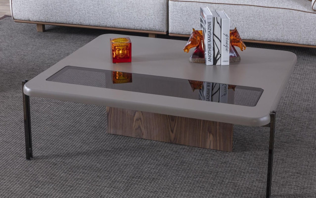 Mesas de centro de madera modernas rectangulares - Diseño de muebles - Mesa de sala de estar - Mesas