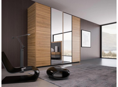 Armario de dormitorio de madera moderno de diseño de lujo