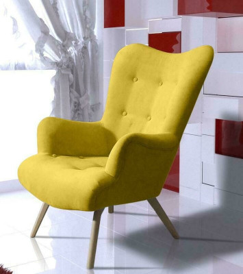 Sofá de un asiento Lounge Club Muebles Sillón Orejero Sofá Sofá de televisión Nuevo