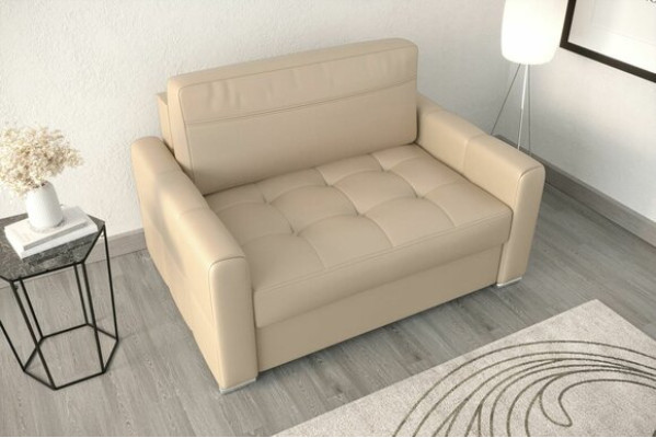 Sillón Relax de tela Lounge Club acolchado Diseño Sofá de 2 plazas de lujo Púrpura Nuevo