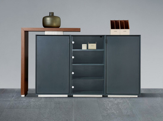 Sideboard Cómoda Armario Consola Aparador Mobiliario de oficina 221cm xxl