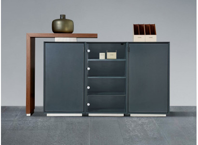 Sideboard Cómoda Armario Consola Aparador Mobiliario de oficina 221cm xxl