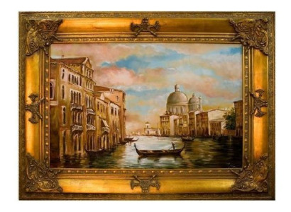 Cuadro pintura óleo pintura al óleo cuadros al óleo hecho a mano "Venecia" con