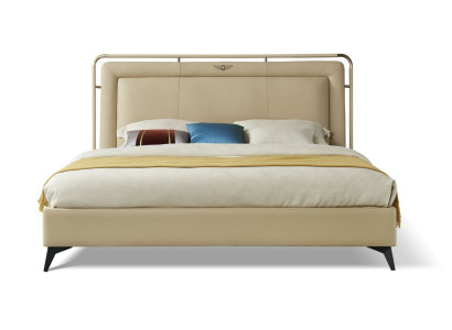 Cama acolchada clásica doble 180x200cm madera camas de hotel