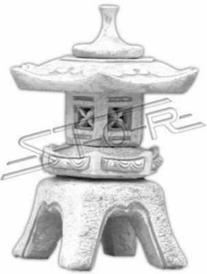 Decoración de flores Jardín japonés Estatua de casa Figura Decorativa
