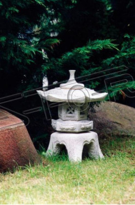 Decoración de flores Jardín japonés Estatua de casa Figura Decorativa