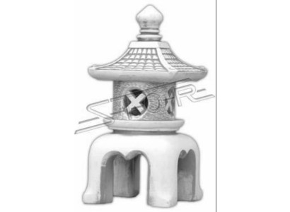 Decoración floral Jardín japonés Casa Estatua Blanca Figura Decorativa